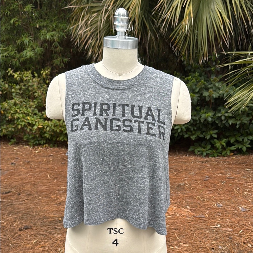 Spiritual Gangster Varsity Logo Tank sz small
